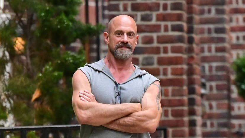 Christopher Meloni's Elevated Bookshelves Are a Masterclass in Styling Vertical Storage