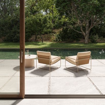 Saxum Outdoor Tiles by Casalgrande Padana: Where Natural Stone Meets Italian Porcelain Engineering