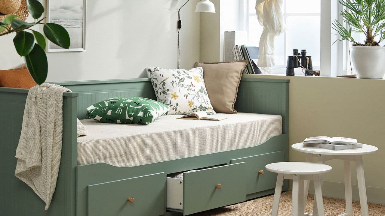 IKEA's Best-Selling 3-in-1 Bed Just Got a Chic Refresh – Bringing One of 2026's Biggest Color Trends to Small Spaces
