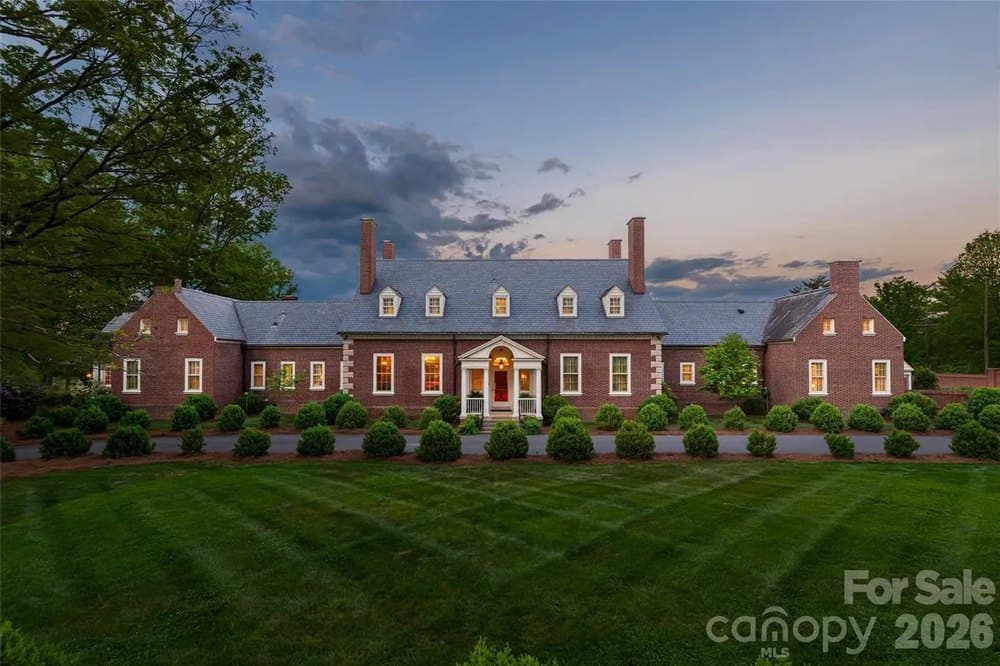 103-Year-Old NC Estate Built as First-Ever Family Replica of a Founding Father's Home Lists for $9.8 Million