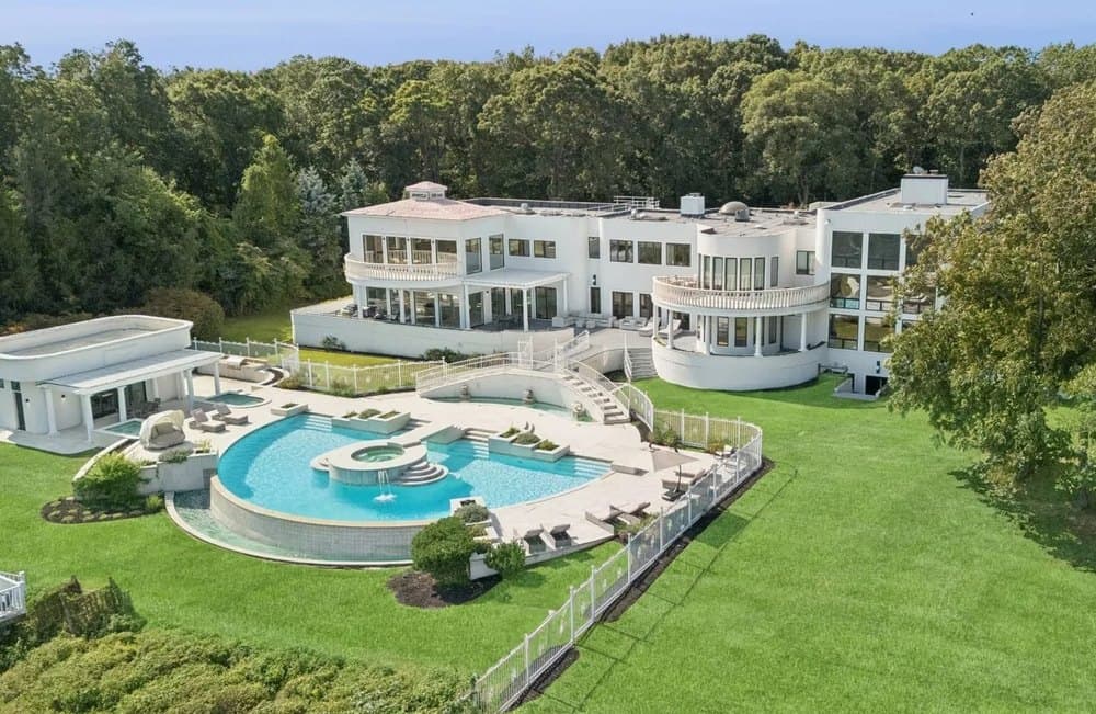 Massive $10 Million Belle Terre Mansion With Private Beach Hits the Market