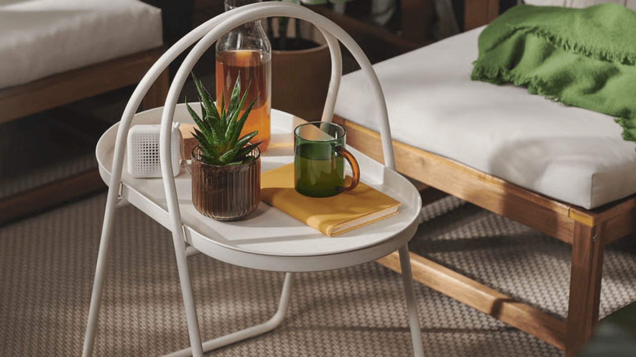 IKEA Just Made the Most Practical Coffee Table for Small Patios – It's Portable, Space-Saving, and Less Than $50